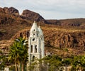 San Fernando Cathedral in Mexico. The cathedral is the oldest in Guaymas city Royalty Free Stock Photo