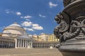 San Francesco di Paola church and Piazza del Plebiscito square, Naples, Italy Royalty Free Stock Photo