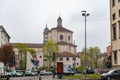 San Francesco di PaolSan Bernardino alle Ossa is a church in Piazza santo Stefano, Milan, Italy Royalty Free Stock Photo