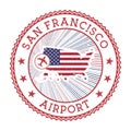 San Francisco Airport stamp.