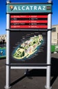 San Francisco Alcatraz Island Map Royalty Free Stock Photo