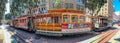 SAN FRANCISCO - AUGUST 5, 2017: Tourists await Cable Car in Powell Street. The city attracts 25 million people annually