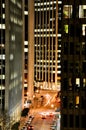 San Francisco Bay Bridge, Clock Tower, Night Lights Royalty Free Stock Photo