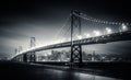San Francisco Bay Bridge Royalty Free Stock Photo