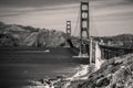 San Francisco Bay Golden Gate Bridge summer day Royalty Free Stock Photo