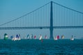 San Francisco Bay Golden Gate Regatta Royalty Free Stock Photo