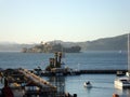 San Francisco Bay Pier 39 Fisherman's Wharf Forbes Island Royalty Free Stock Photo