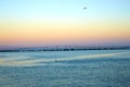 San Francisco Bay and San Mateo Bridge