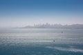 San Francisco bay skyline panorama Royalty Free Stock Photo