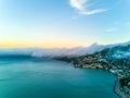 San Francisco bay under heavy fog