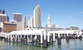 Ferry Landing next to the Port Building in San Francisco, CA