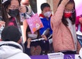 Participants at the CYC Spring Festival at Waverly Place in Chinatown, San Francisco