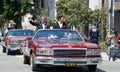 Jose Cisneros and Joaquin Torres in the annual Cesar Chavez Parade in San Francisco, CA