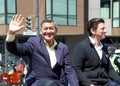 Jose Cisneros and Joaquin Torres in the annual Cesar Chavez Parade in San Francisco, CA