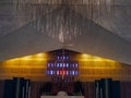 Central cross crucifix hanging at Cathedral Of Saint Mary Of The Assumption