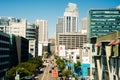 San Francisco, CA - JULY 2018 - A typical San Francisco street. people Royalty Free Stock Photo