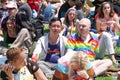 Participants at the Gay Pride Parade, San Francisco, CA Royalty Free Stock Photo