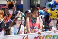 Participants at the Gay Pride Parade, San Francisco, CA Royalty Free Stock Photo