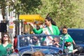 Participants in the 2022 Saint Patrick`s Day Parade, San Franciso Royalty Free Stock Photo