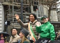 Mayor London Breed in the 2023 Saint Patrick's Day Parade in San Francisco, CA Royalty Free Stock Photo