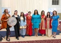 Mayor London Breed taking a group photo with honorees at a Nowruz celebration at City Hall