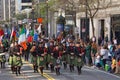 San Francisco`s 168th annual Saint Patrick`s Day Parade Royalty Free Stock Photo
