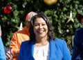 Mayor London Breed at a Press Conf in Union Square discussing the Safe Shopping Initiative