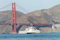 Fleet Week parade of Ships in the San Francisco Bay