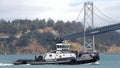 Tugboat Z-FOUR in the San Francisco Bay Royalty Free Stock Photo