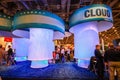 Cloud pavilion at exhibition of Oracle OpenWorld conference