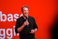 CEO of Oracle Larry Ellison makes speech at Oracle OpenWorld