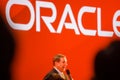 Oracle president Mark Hurd makes speech at Oracle OpenWorld conference