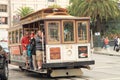 San francisco cable car Royalty Free Stock Photo