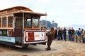 San Francisco Cable Car, California CA, USA Royalty Free Stock Photo