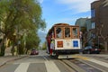 San Francisco Cable Car, California CA, USA Royalty Free Stock Photo