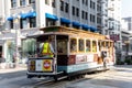 San Francisco Cable Car at Union Square Royalty Free Stock Photo