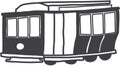 San Francisco cable car drawing