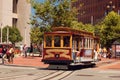 A San Francisco Cable Car on California Street