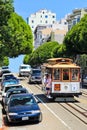 San Francisco Cable Car 23 Russian Hill Royalty Free Stock Photo