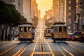 San Francisco Cable Cars on California Street