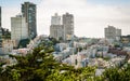 San Francisco California building cityscape hillside houses and homes condos and apartment buildings