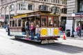 San Francisco, California, The Cable car tram Royalty Free Stock Photo