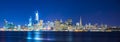 San francisco california cityscape skyline at night Royalty Free Stock Photo