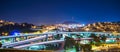 San francisco california cityscape skyline at night Royalty Free Stock Photo