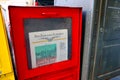 San Francisco, California: San Francisco Examiner newspaper vending box