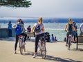 San Francisco, California, The Marina District neighborhood, beach and port Royalty Free Stock Photo