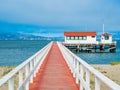 San Francisco, California, The Marina District neighborhood, beach and port Royalty Free Stock Photo