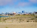 San Francisco, California, The Marina District neighborhood, beach and port Royalty Free Stock Photo