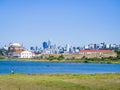 San Francisco, California, The Marina District neighborhood, beach and port Royalty Free Stock Photo