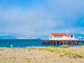 San Francisco, California, The Marina District neighborhood, beach and port Royalty Free Stock Photo